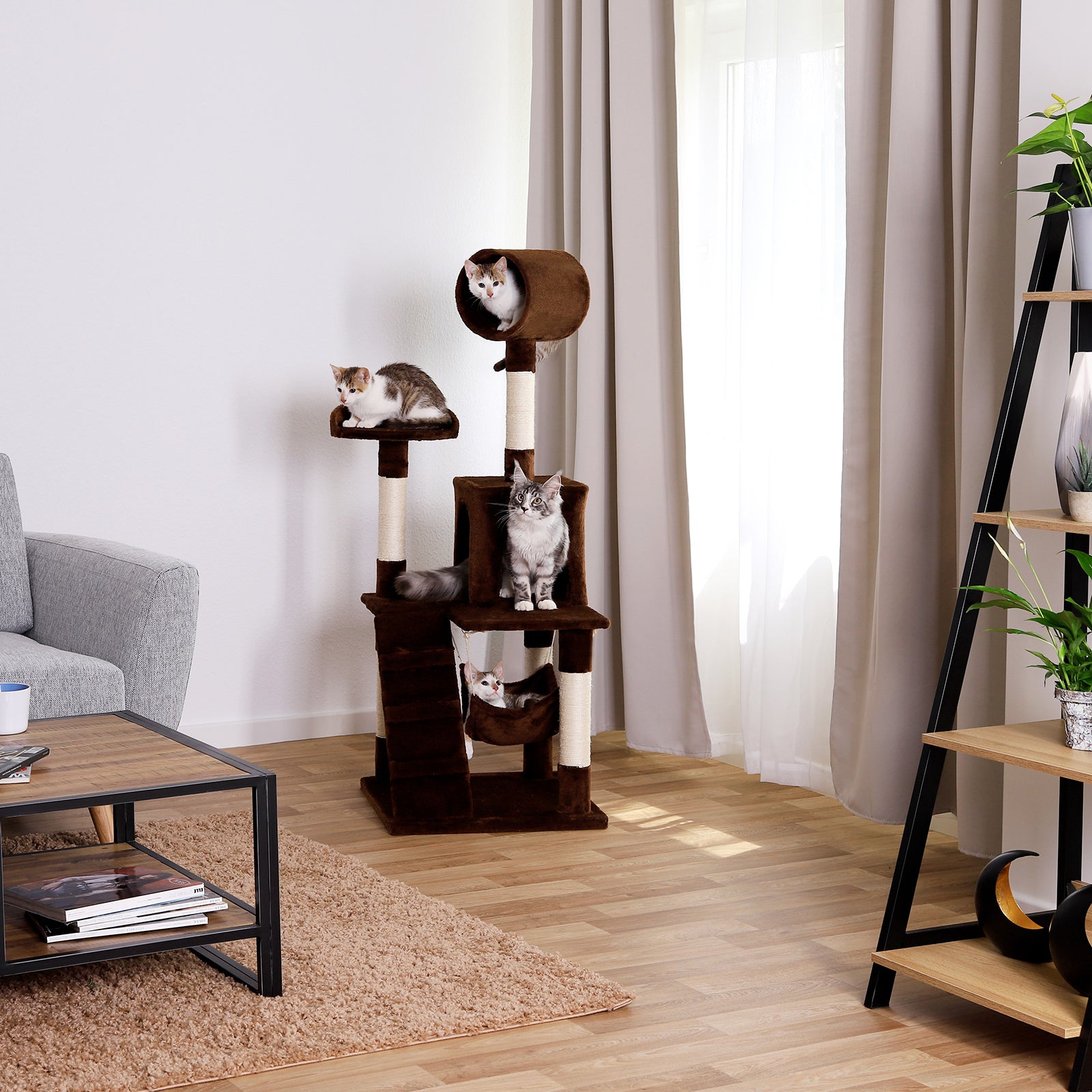 Katzenkratzbaum Höhe 133 cm