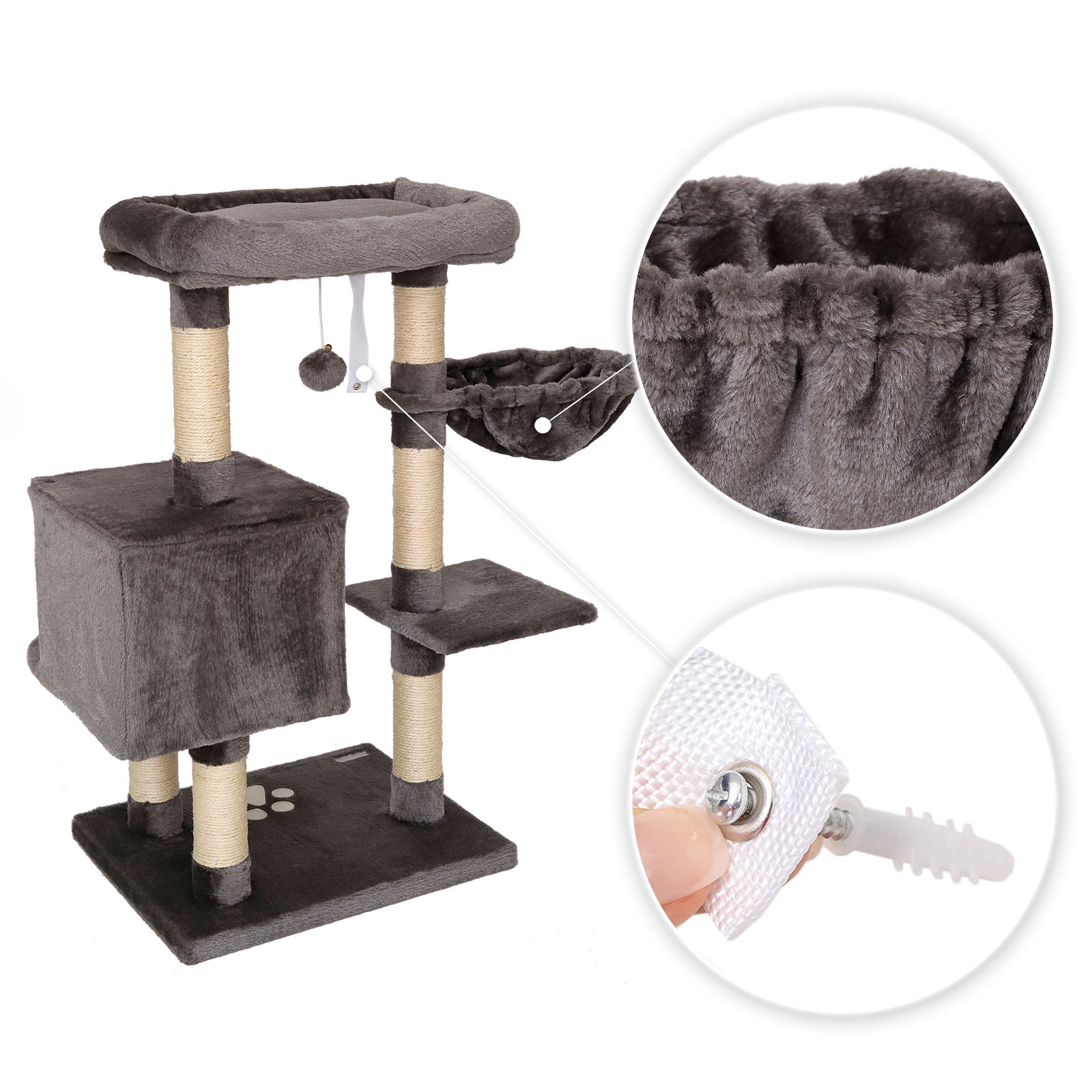 Krabpaal hoogte 93 cm