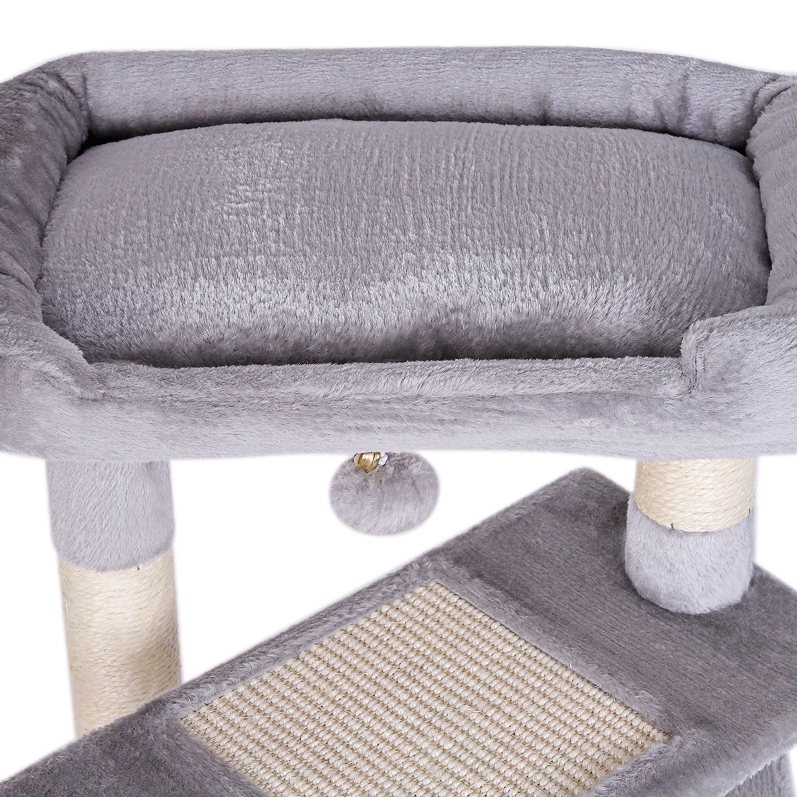 gepolsterte Plattform mit Umrandung