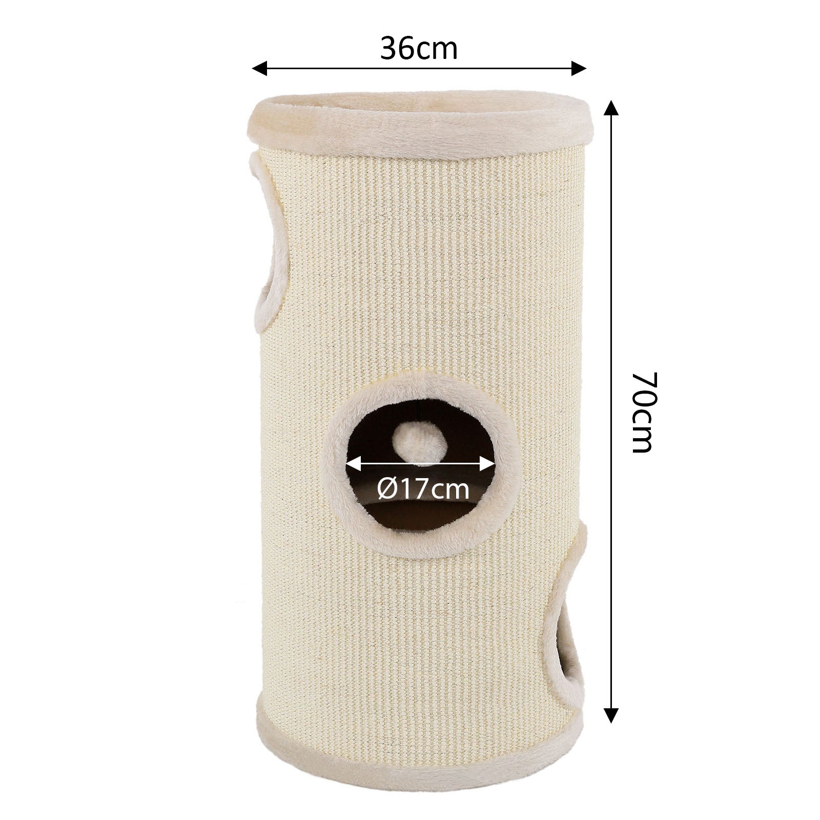 Kratztonne mit Sisal