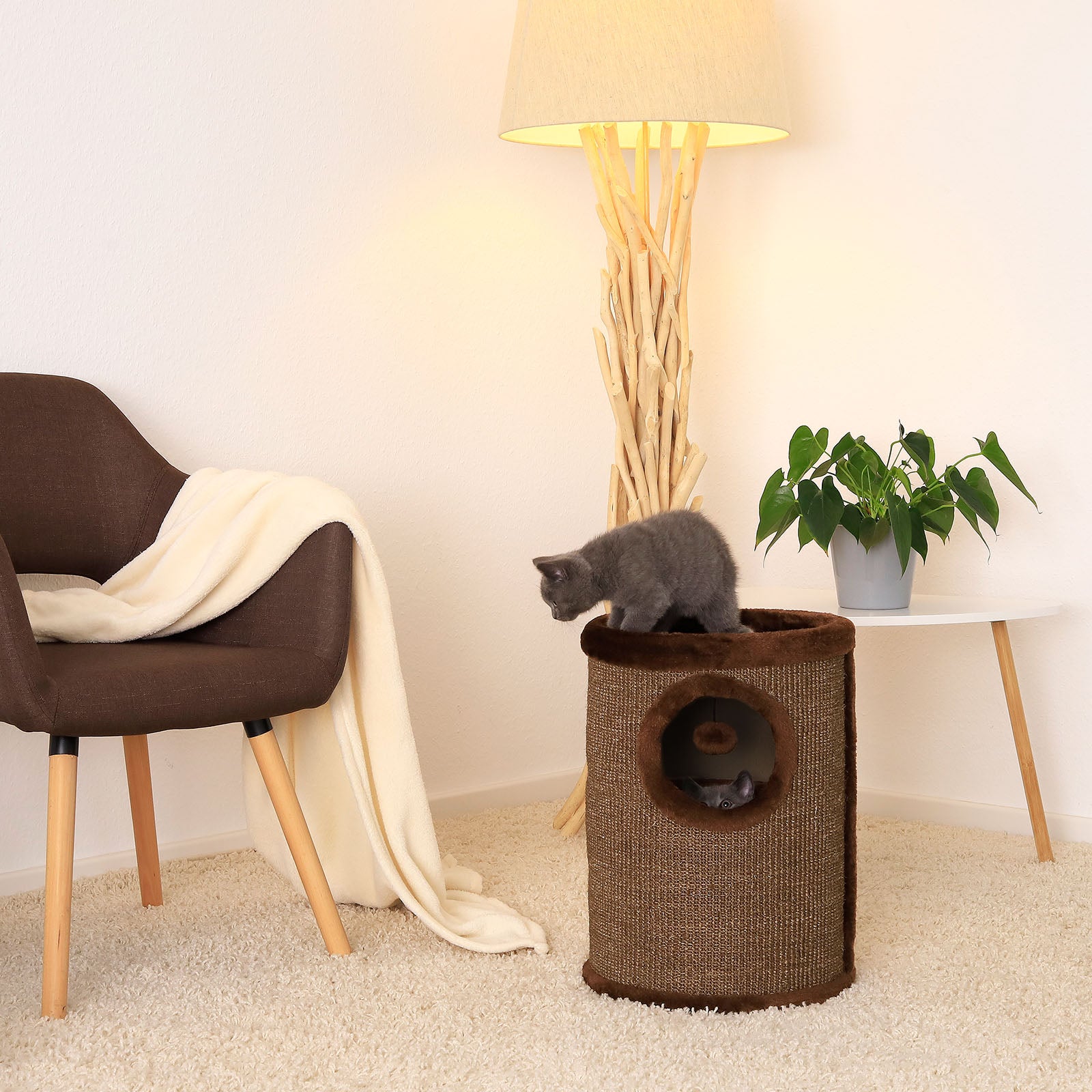 Kratztonne mit Sisal